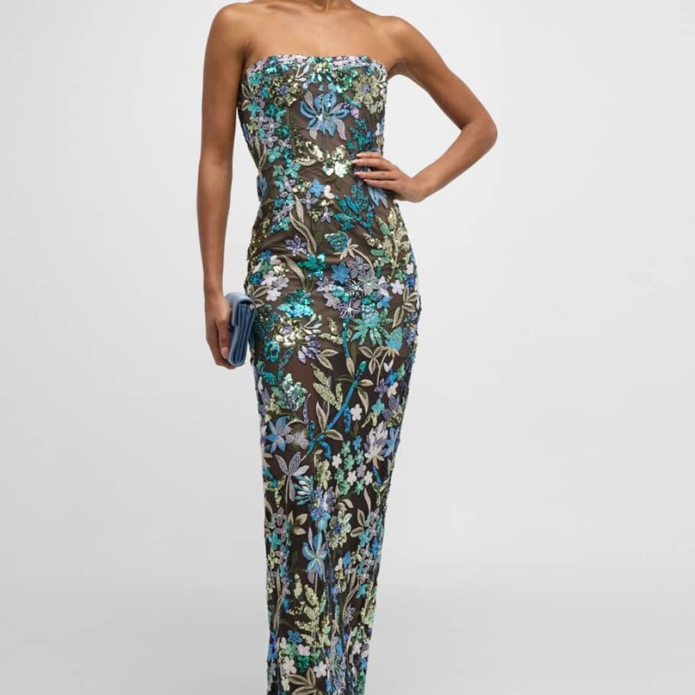 Bronx and Banco Dahlia Dress, Blue